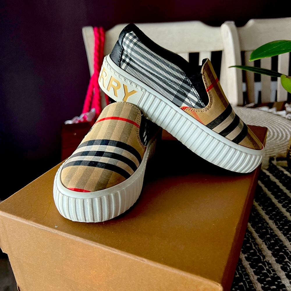 Burberry Slip On Shoe